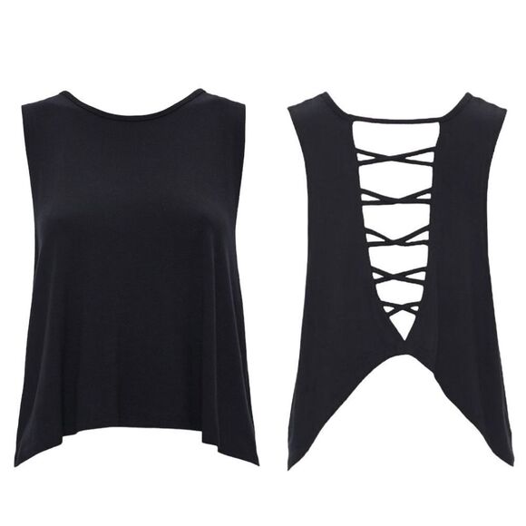 Forever 21 Active Caged-Back Tank Top - Picture 2 of 8